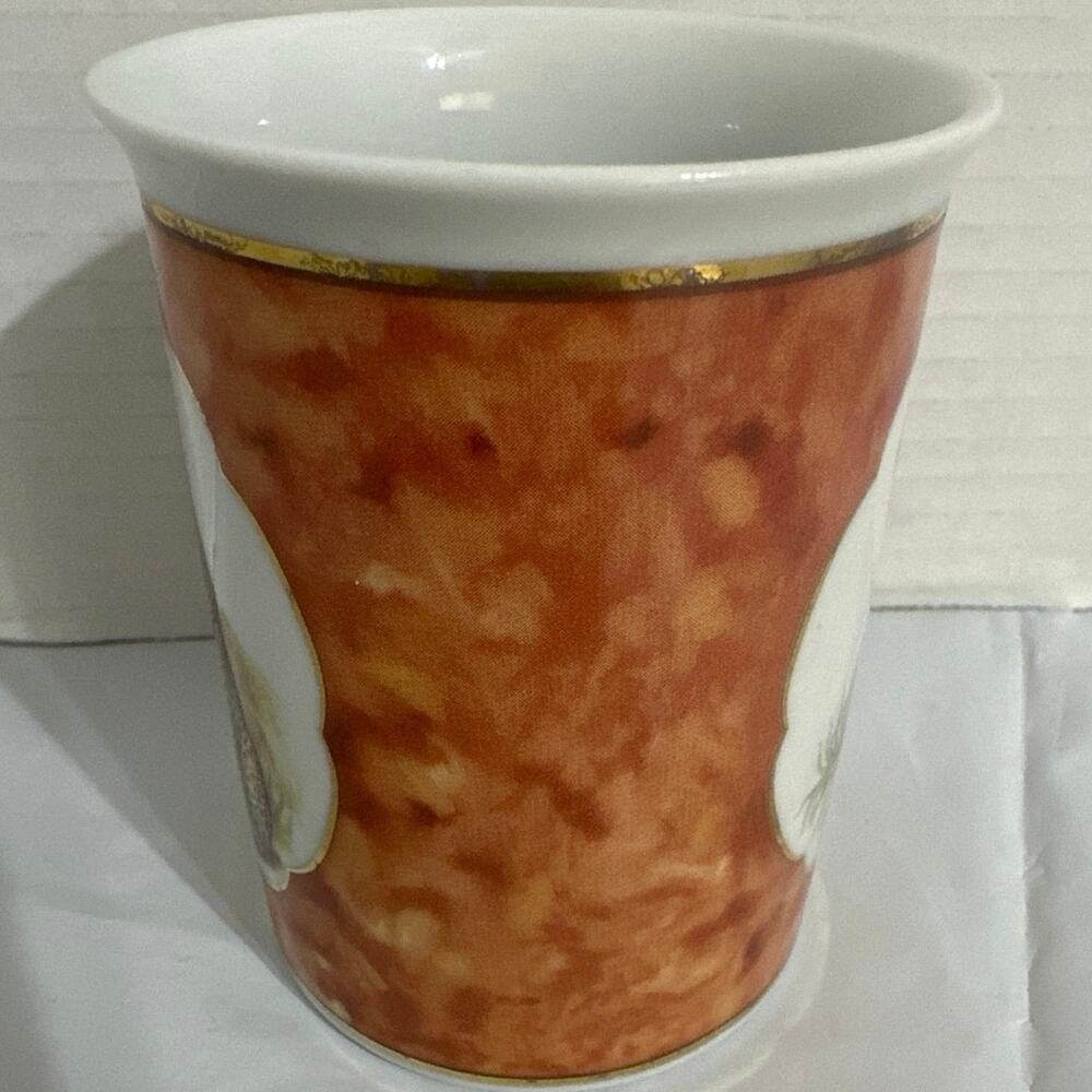 Godinger 1855 Email de Limoges Safari TIGER Tea/Coffee Cup Marked - Picture 4 of 8
